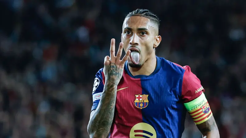 Raphinha Teken Kontrak Baru, Siap Akhiri Karier di Barcelona